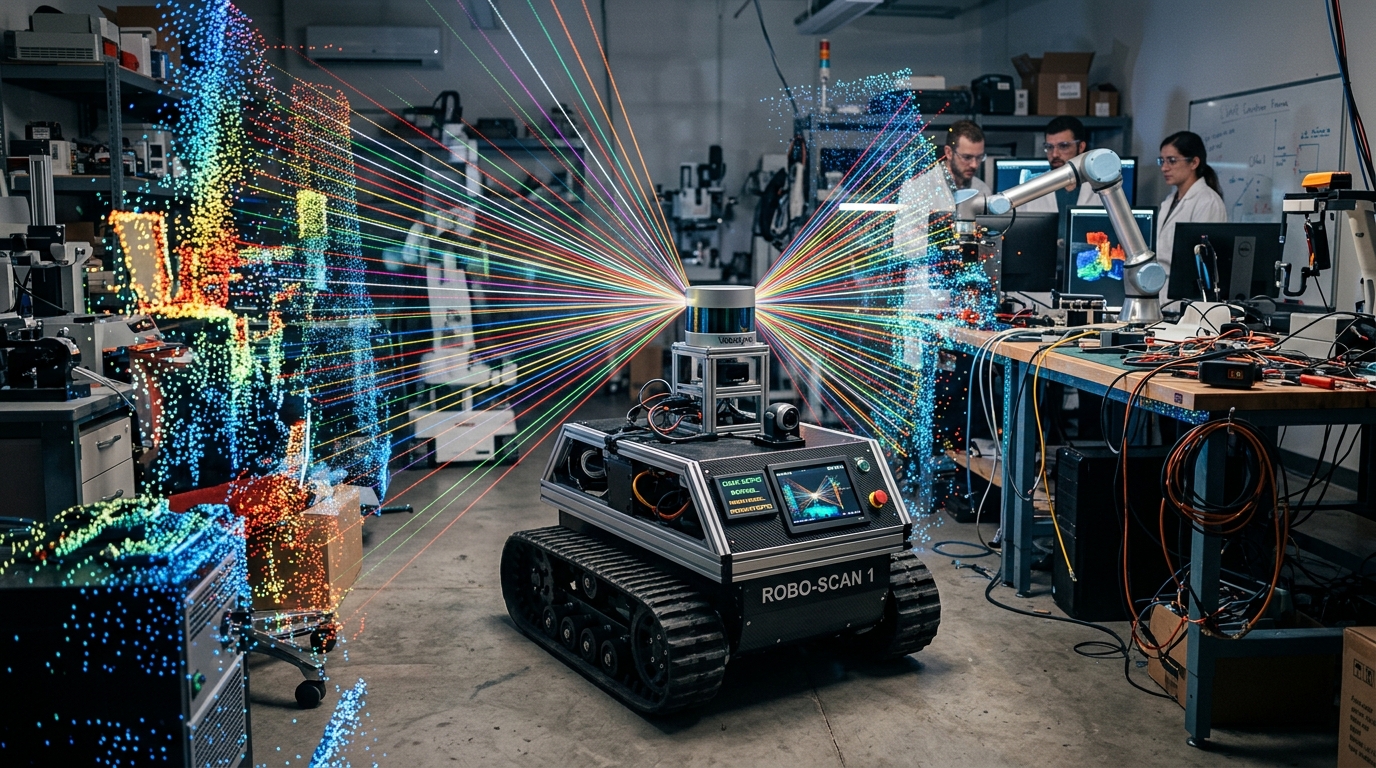 LiDAR Sensors & 3D Point Cloud Processing: ToF Physics, PCL, Voxel Grids & ICP