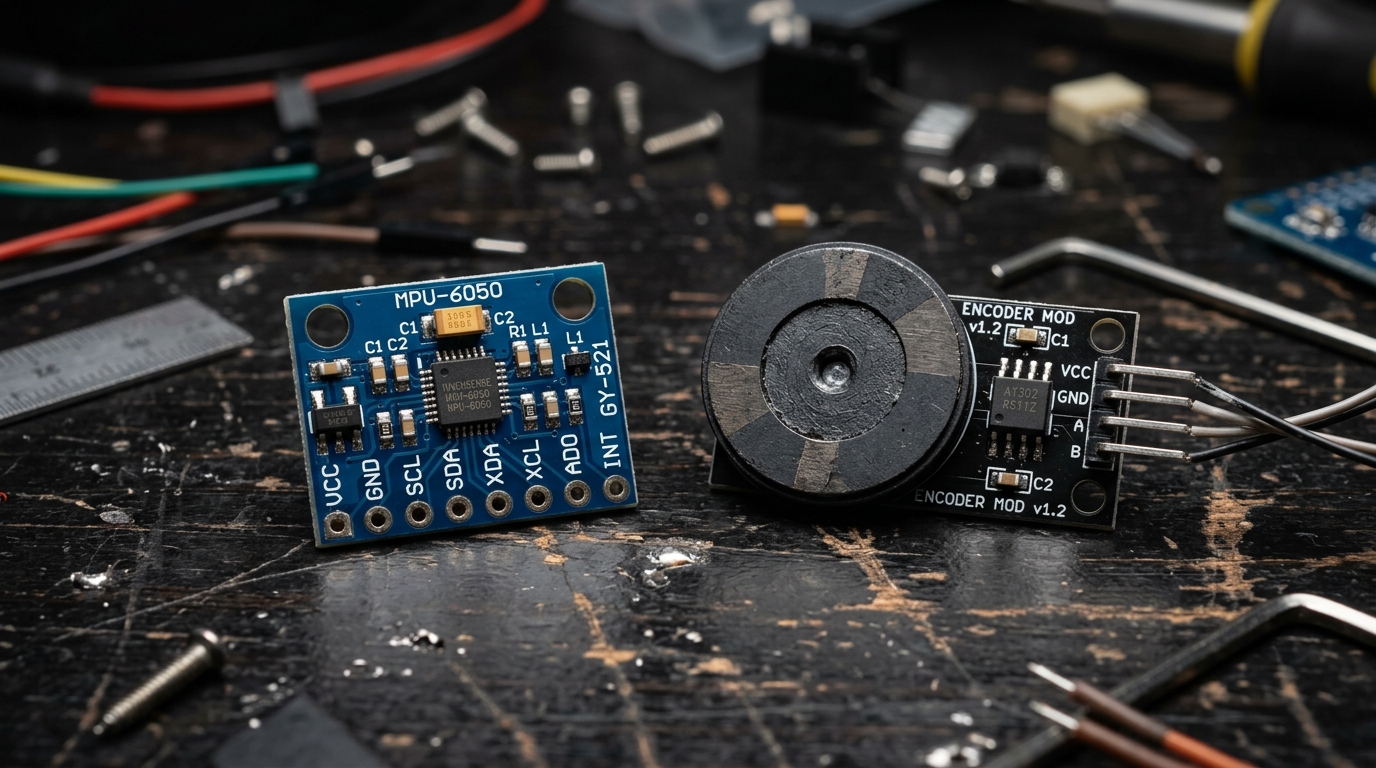 MPU-6050 IMU and magnetic encoder module