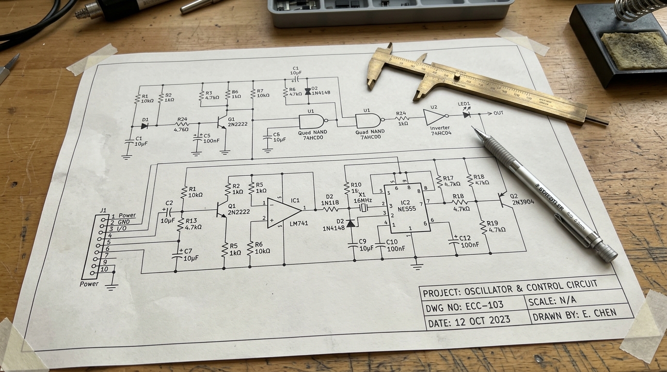 Reading Circuit Schematics & Electronic Component Symbols